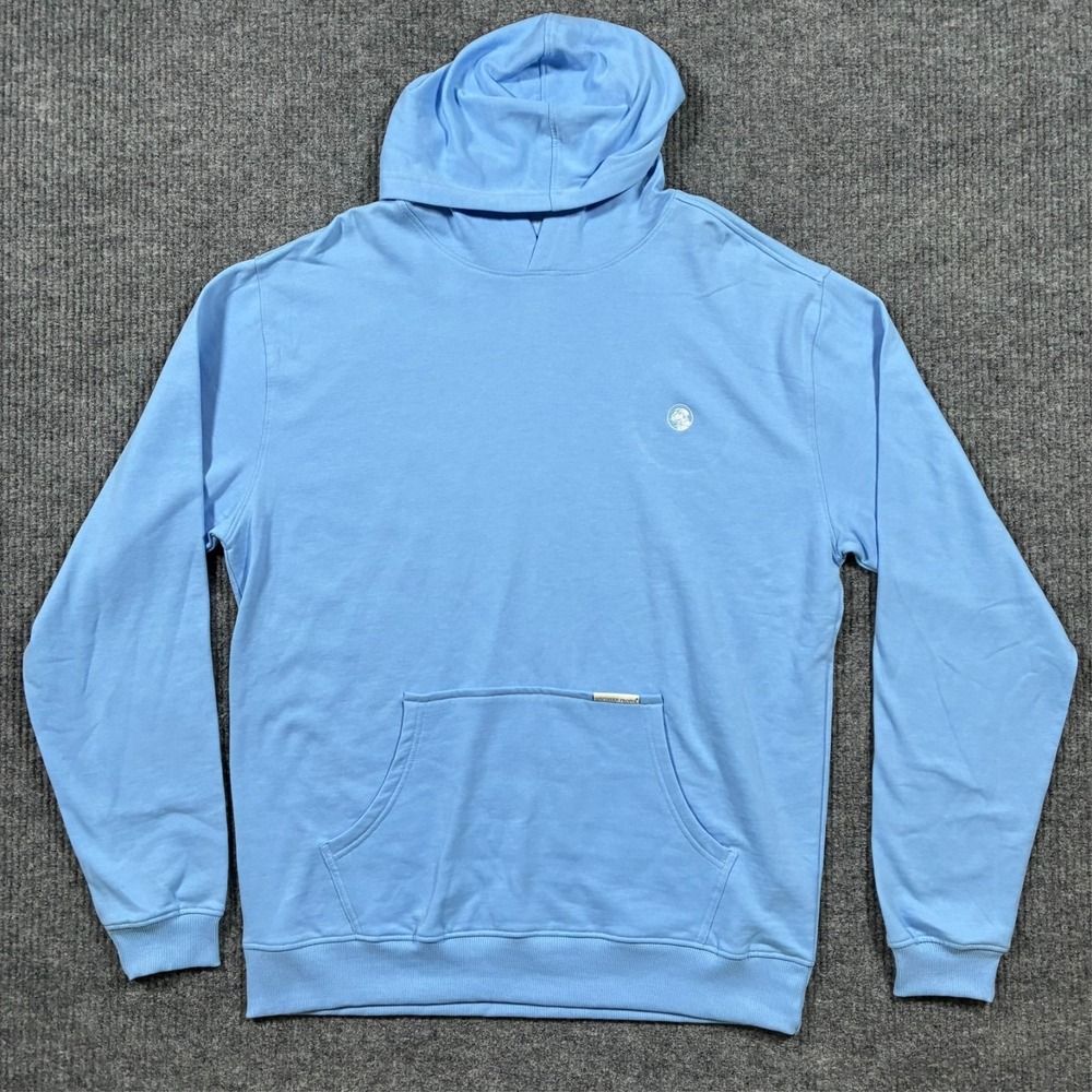 Southern Proper Mens Hoodie Pullover Size XL Blue Cotton Blend Casual Preppy